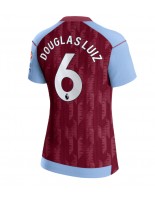 Aston Villa Douglas Luiz #6 Domácí Dres pro Dámské 2023-24 Krátký Rukáv